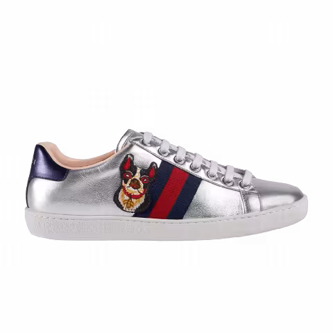 Gucci Wmns Ace 'Year of the Dog - Metallic Silver'