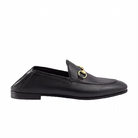 Gucci Wmns Leather Horsebit Loafer 'Black'