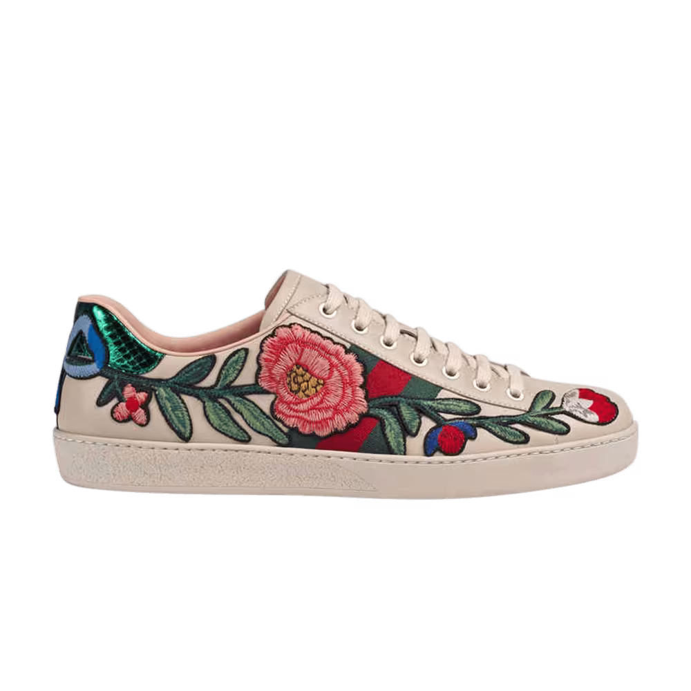 Gucci Ace Embroidered Floral