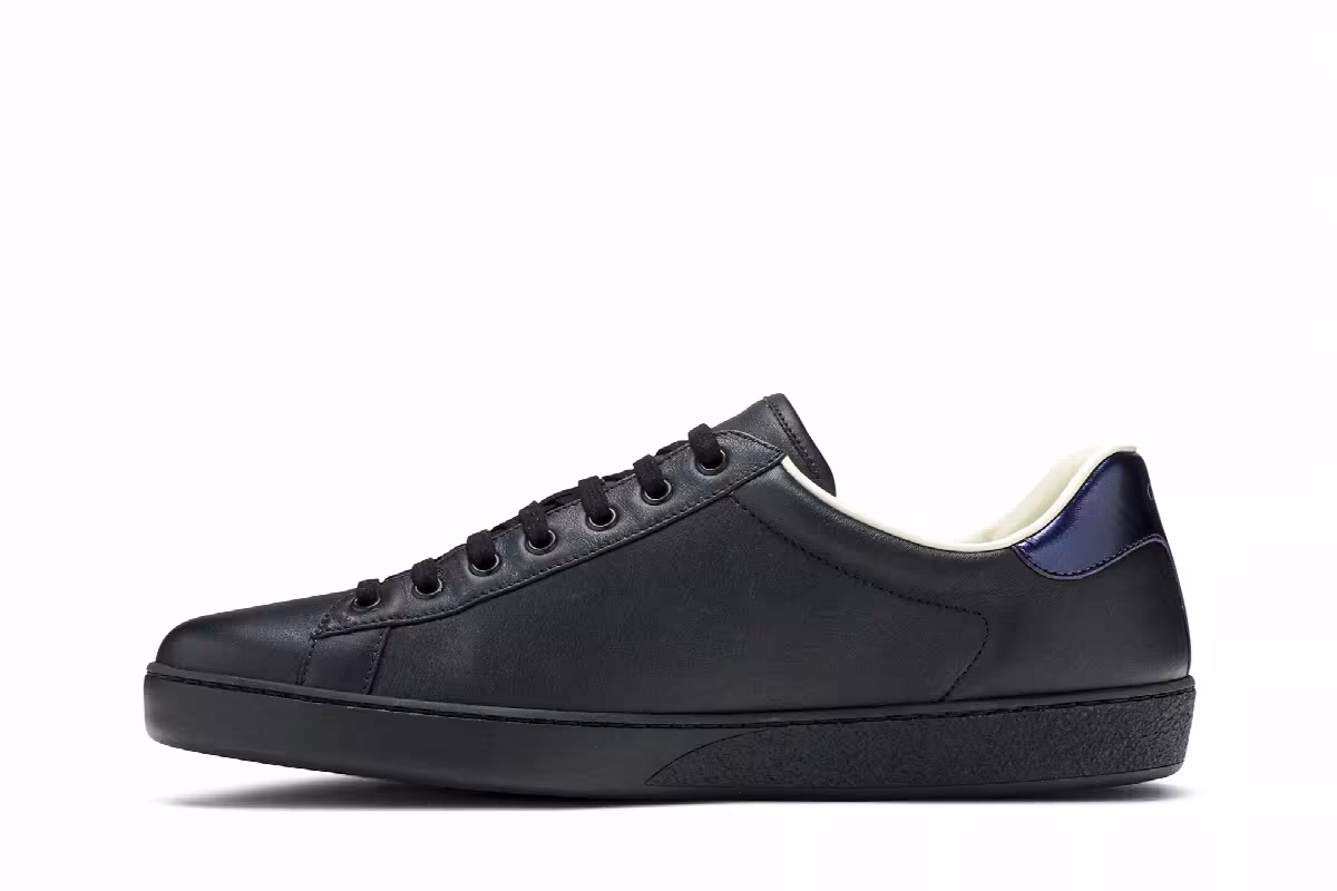 Gucci Ace Low Green Panther - Black, view 4