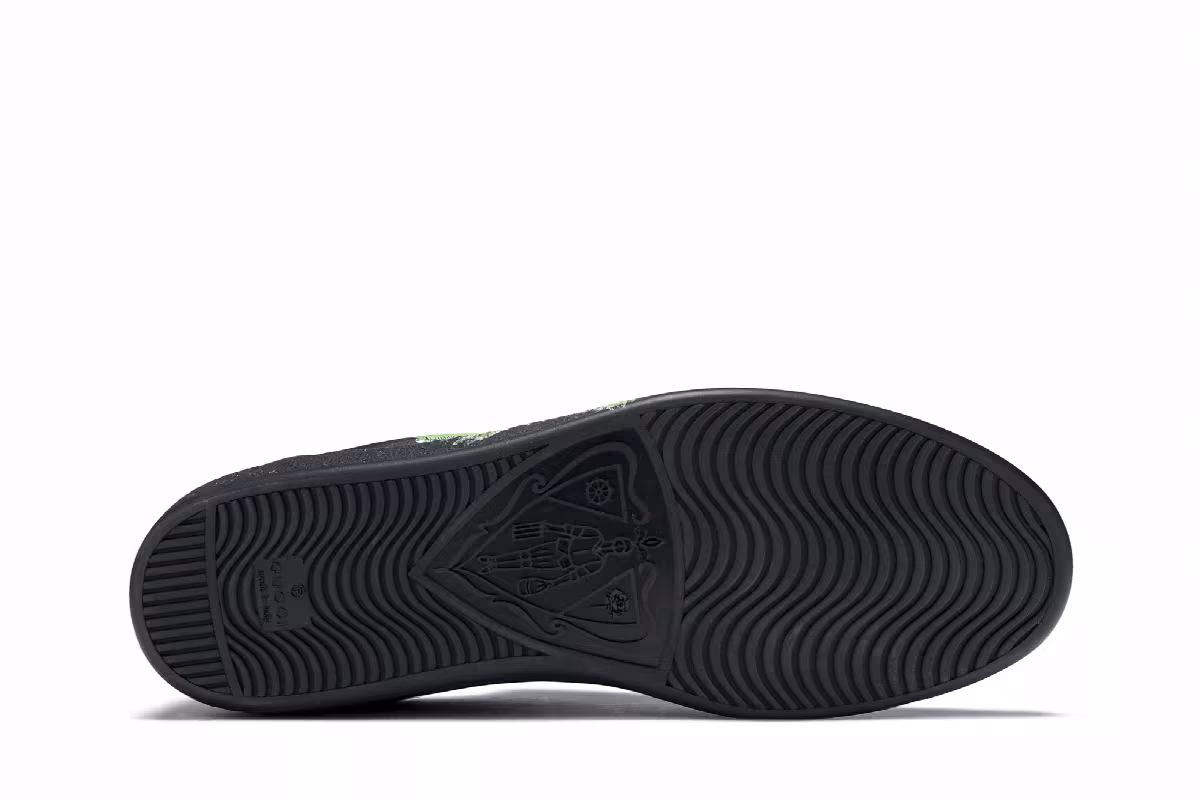 Gucci Ace Low Green Panther - Black, view 5