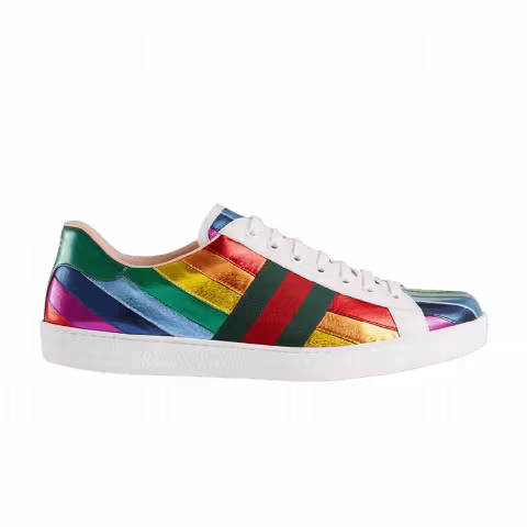 Gucci Ace 'Metallic Rainbow'