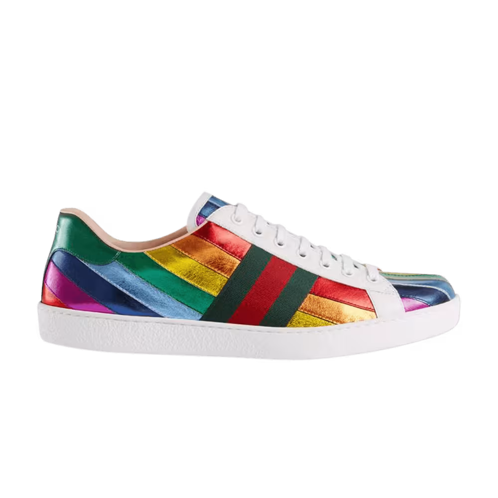 Gucci Ace Metallic Rainbow