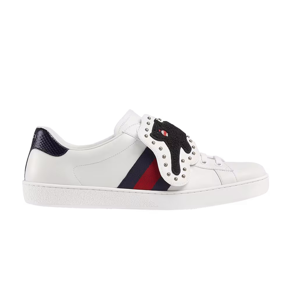 Gucci Ace Low Angry Cat Patch