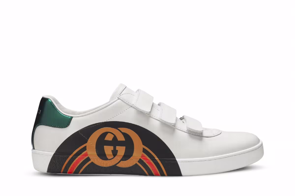 Gucci Women's Ace Velcro White, view 2