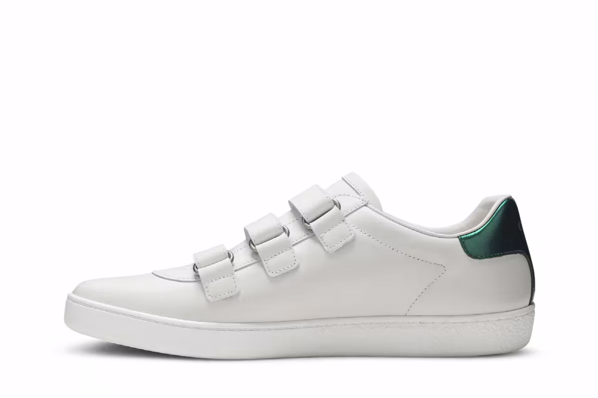 Gucci Women's Ace Velcro White, view 4