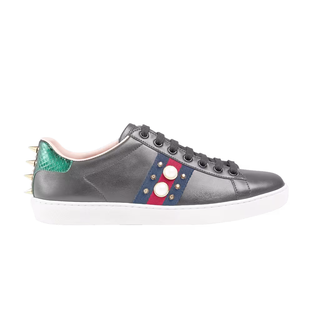 Gucci Women's Ace Studded Black