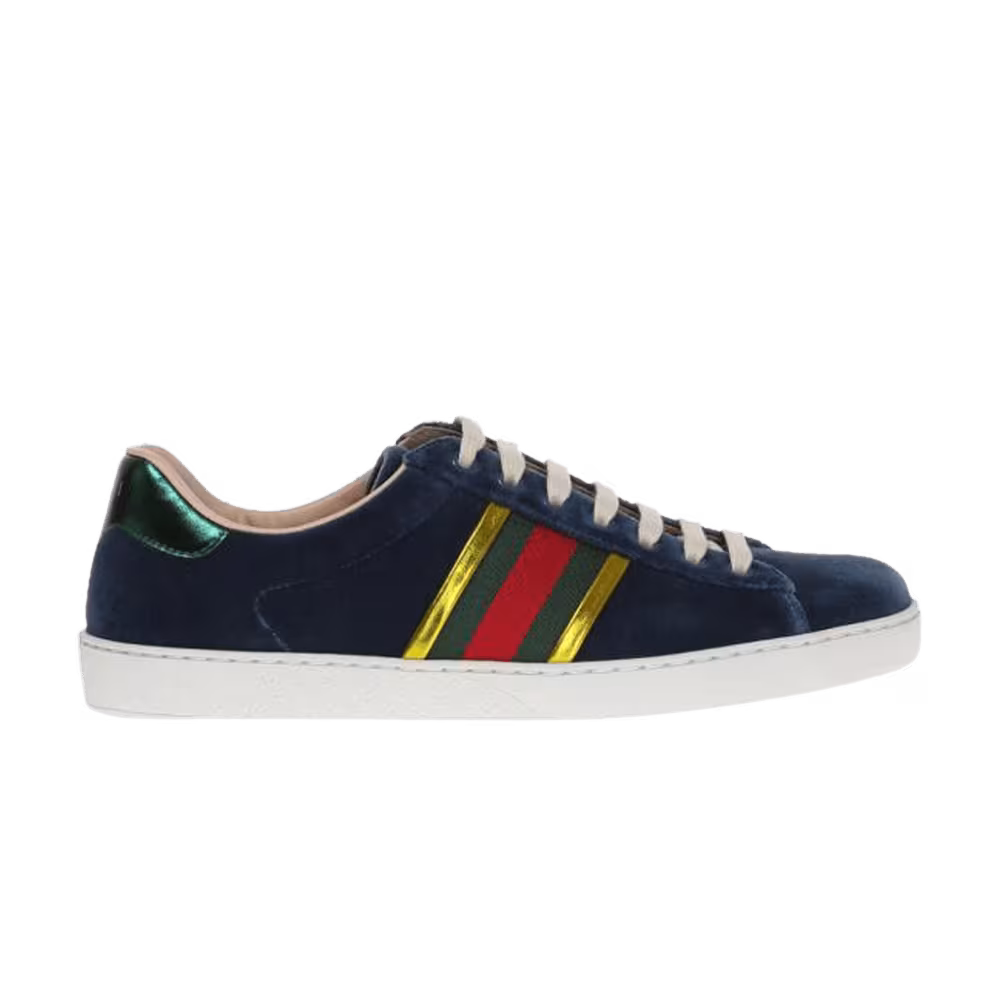 Gucci Ace Velvet Blue
