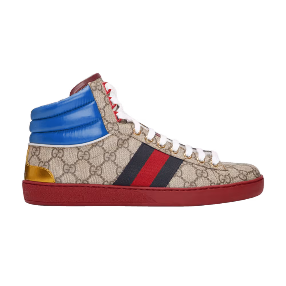 Gucci Stripe Ace High Beige