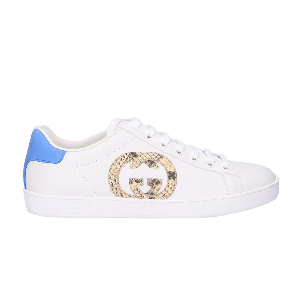 Gucci Women's Ace Interlocking GG - Snakeskin