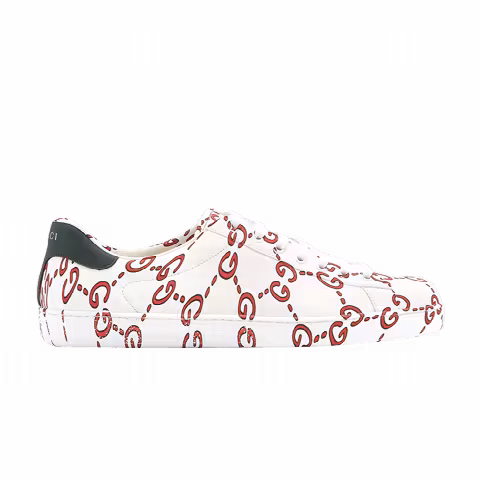 Gucci Wmns Ace GG Supreme 'GG Chain Print'