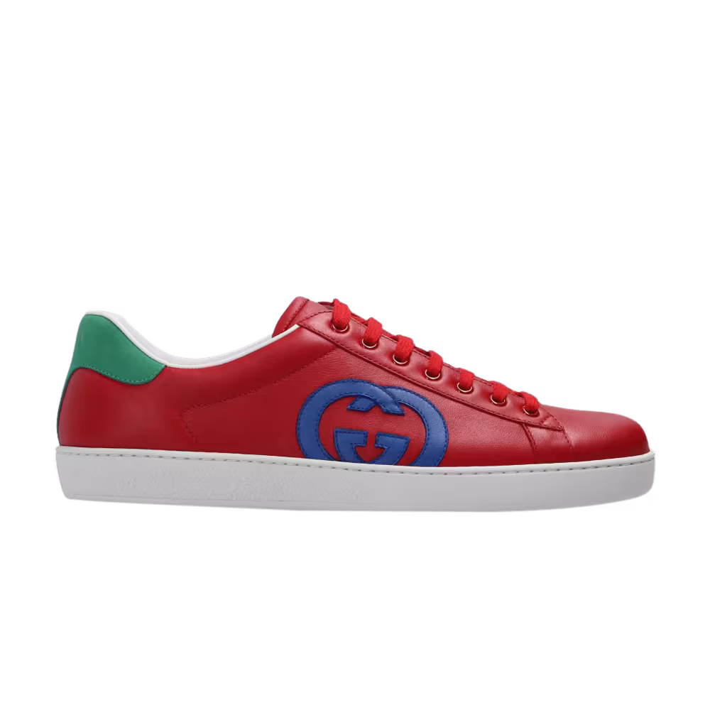 Gucci Ace Interlocking G - Red Blue