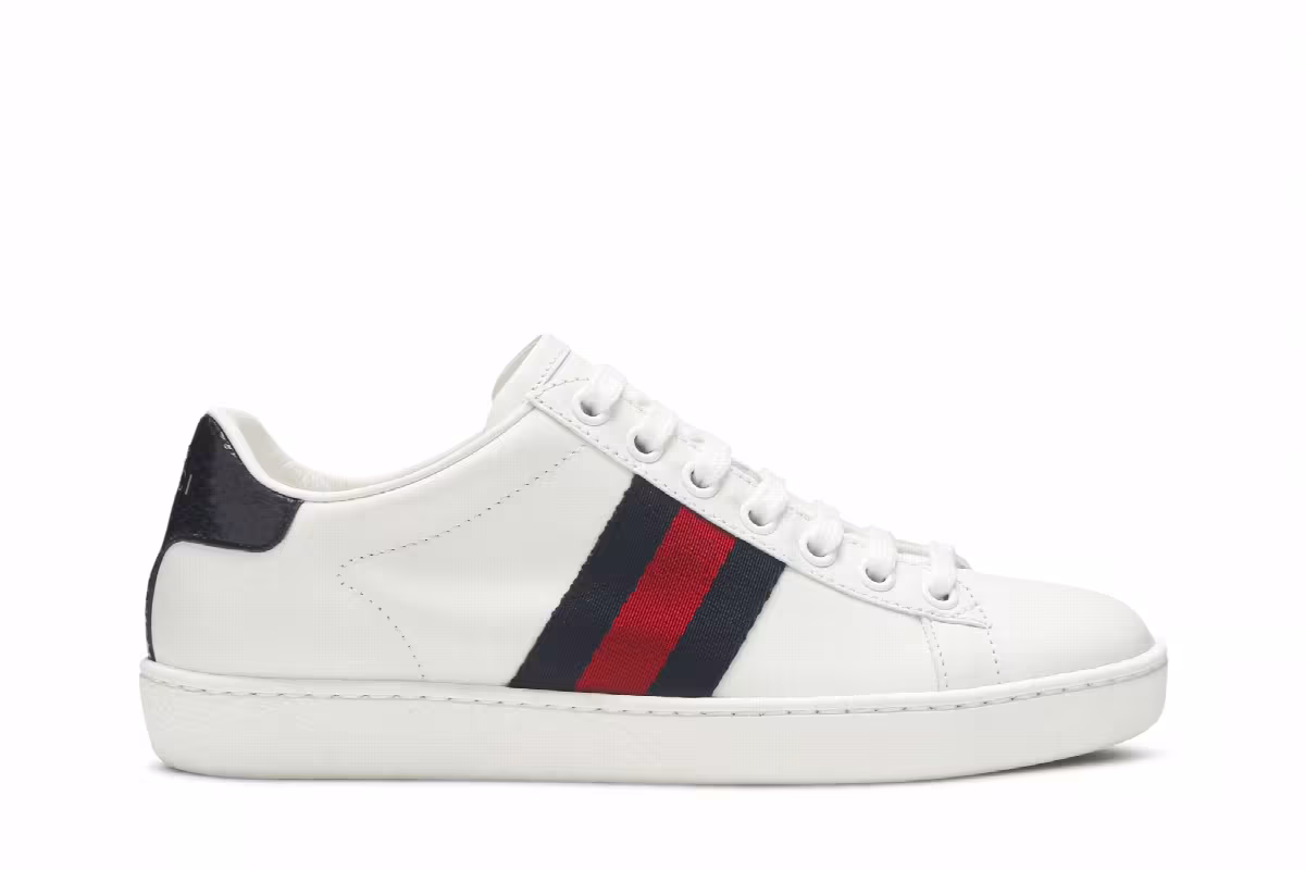 Gucci Women's Ace White Blue Red, view 2