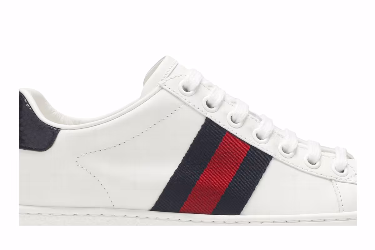 Gucci Women's Ace White Blue Red, view 3
