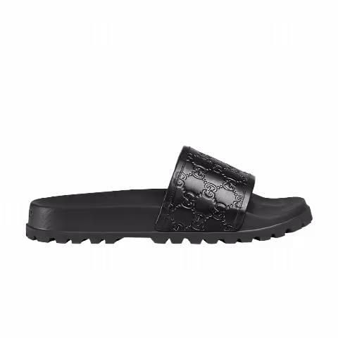 Gucci Signature GG Slide 'Black'