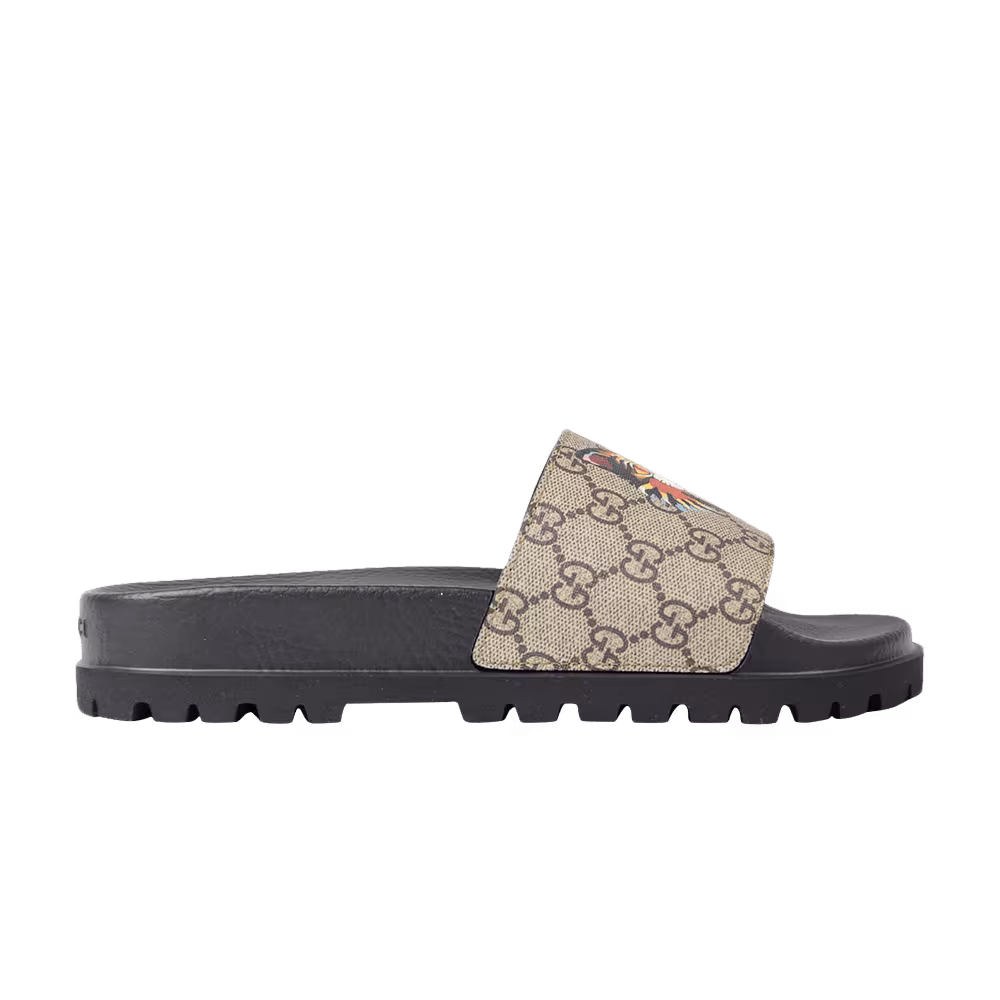 Gucci GG Supreme Slide Angry Cat