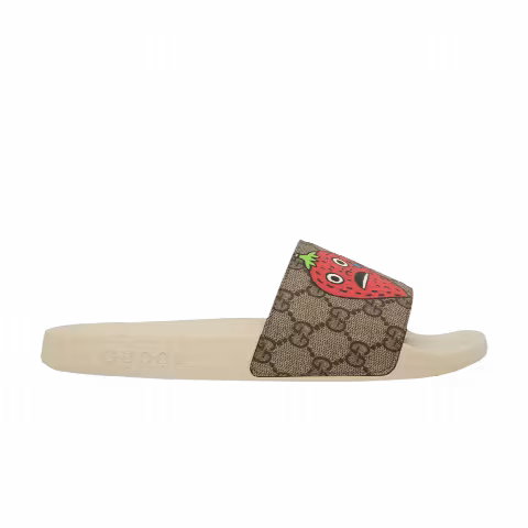 Pablo Delcielo x Gucci GG Supreme Slide 'Strawberry'