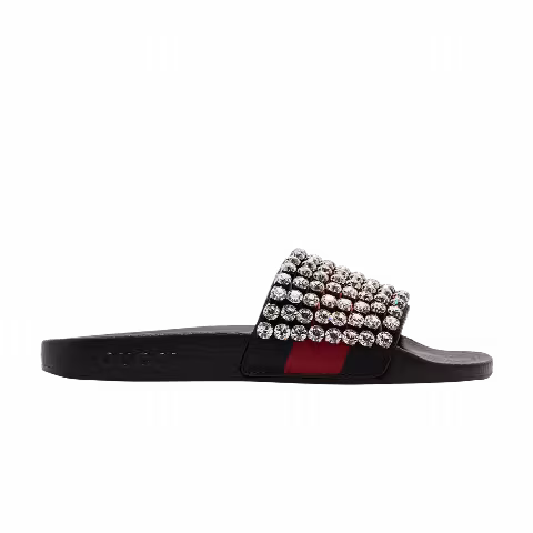 Gucci Wmns Web Slide 'Crystal'