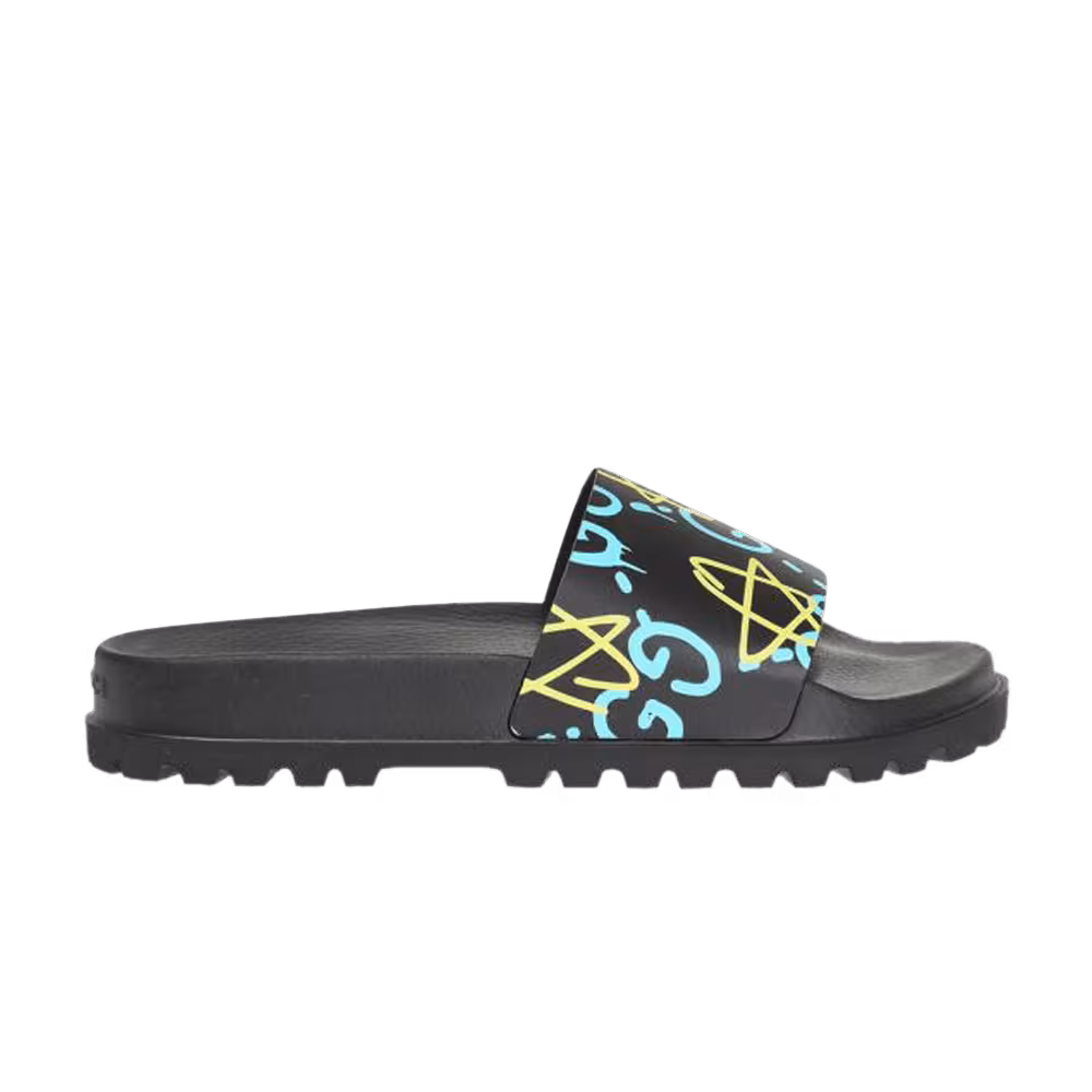 Gucci Ghost Slide Star Print Black