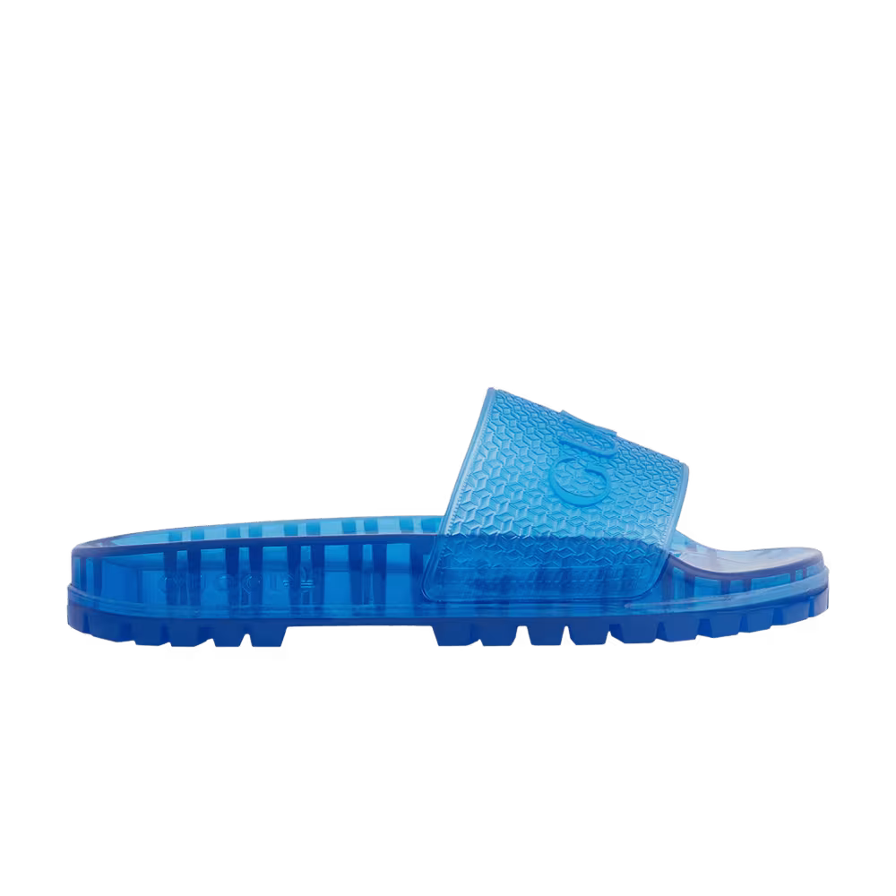 Adidas x Gucci Slide Transparent Blue