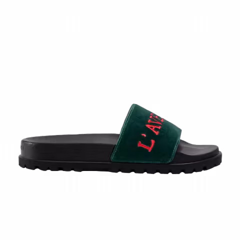 Gucci L'Aveugle Par Amour Velvet Slide