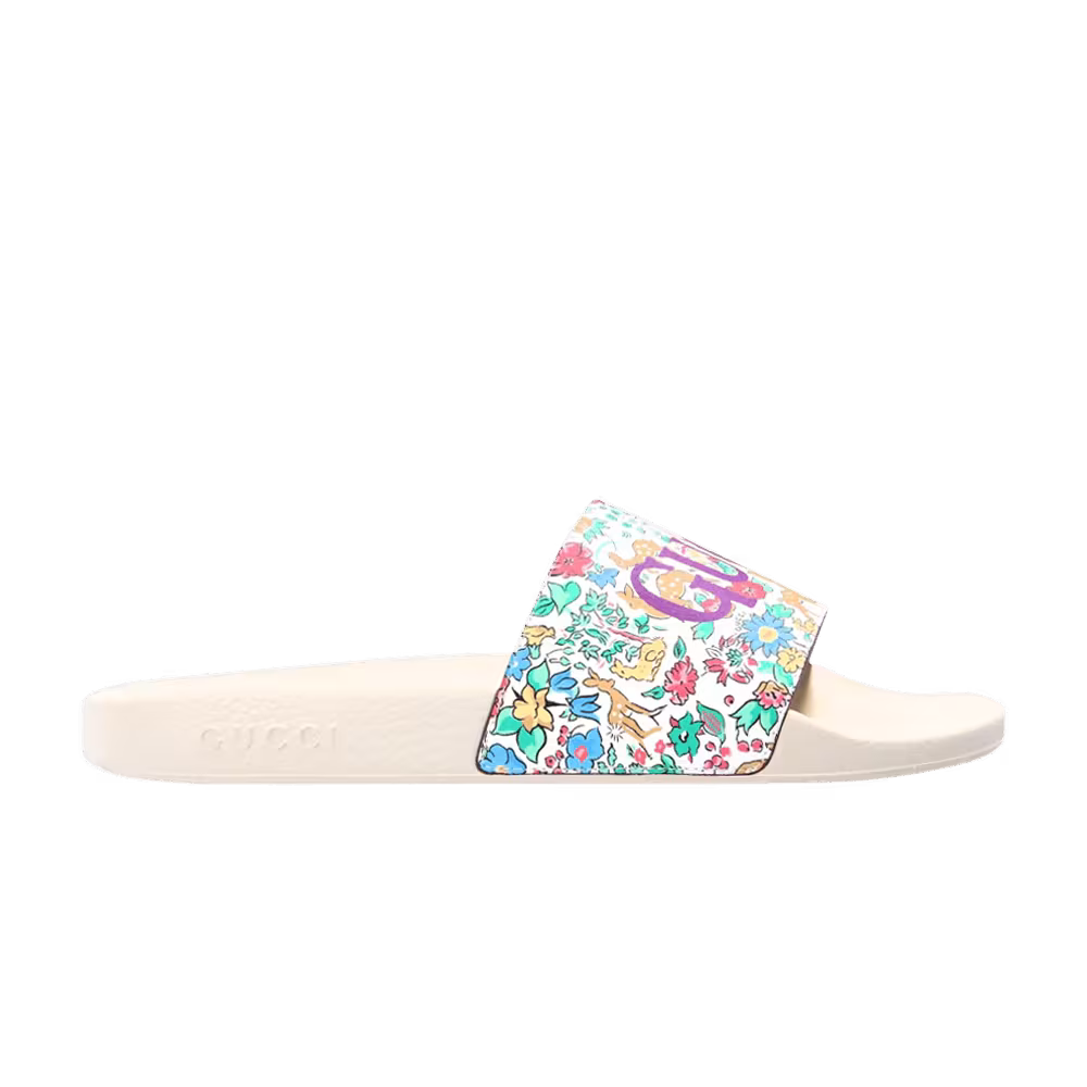 Liberty of London x Gucci Pursuit Slide Floral - Blue
