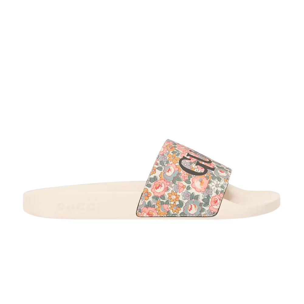 Liberty of London x Gucci Pursuit Slide Floral - Light Pink