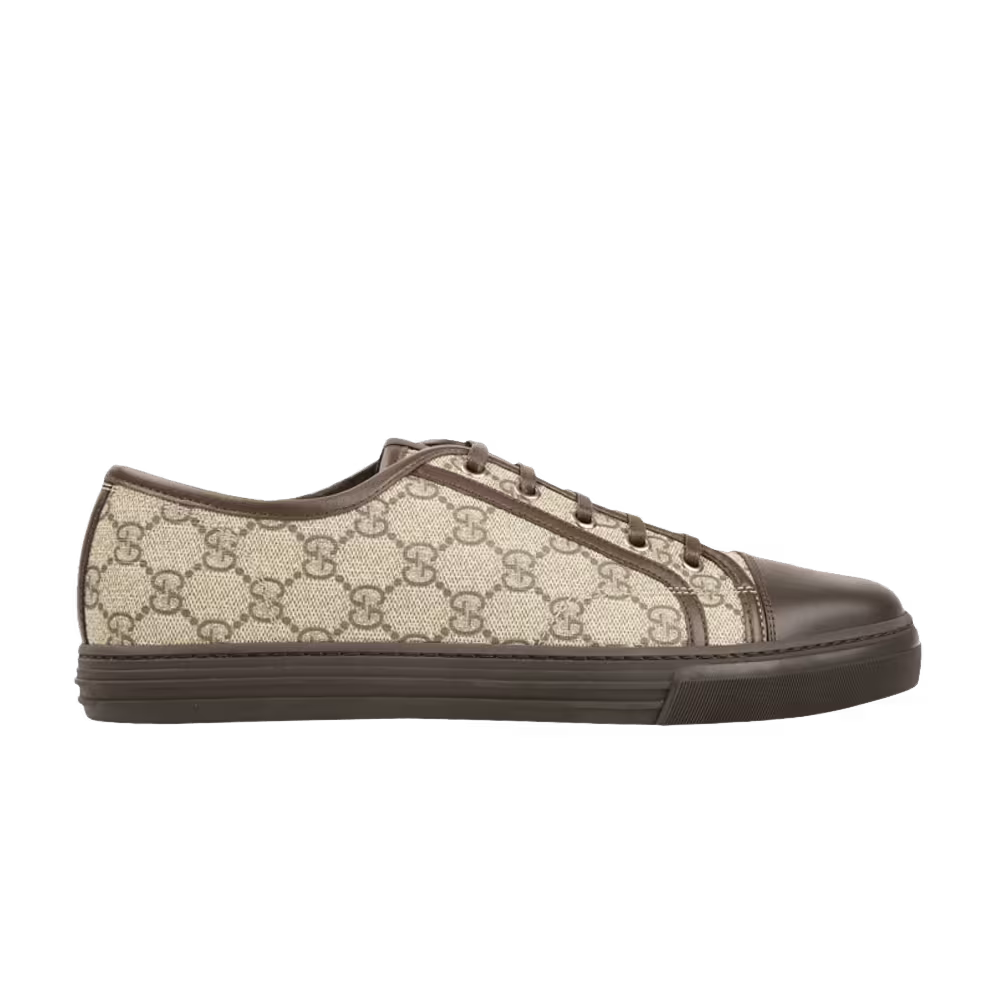 Gucci GG Supreme Low Beige Ebony Cocoa