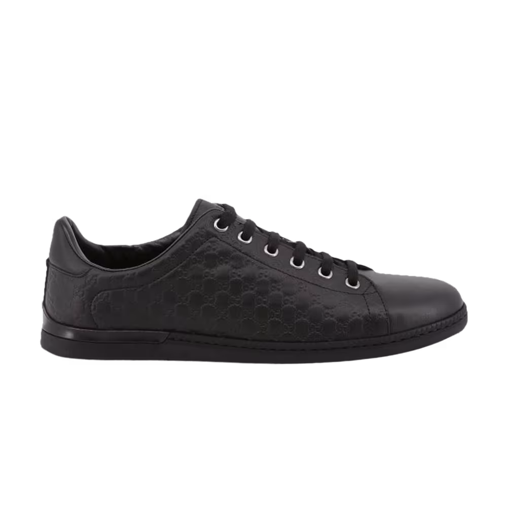 Gucci Women's GG Micro Guccissima Low Black