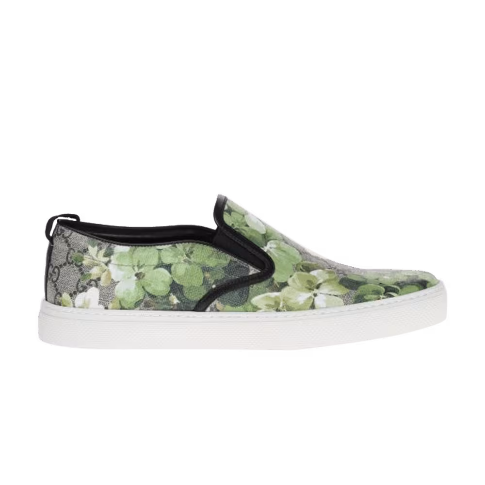 Gucci GG Supreme Slip-On Bloom