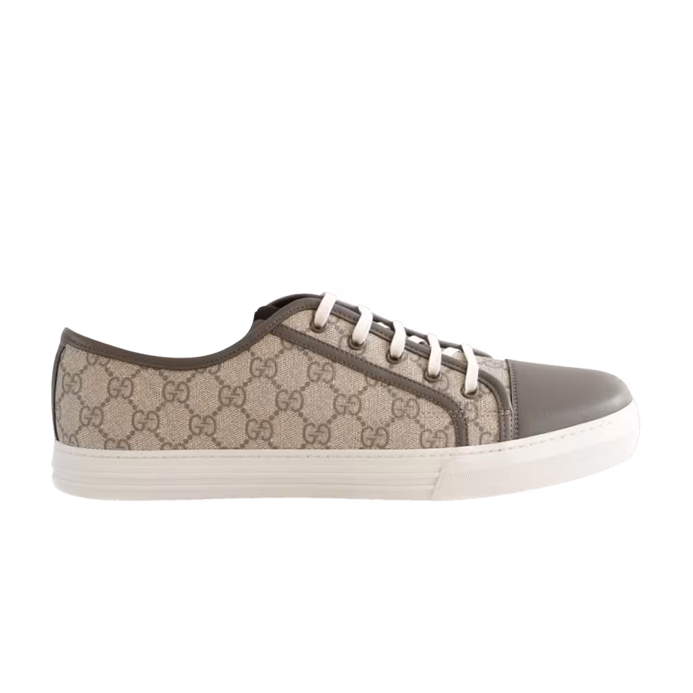 Gucci GG Supreme Canvas Low Beige Grey