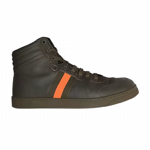 Gucci GG High Top 'Viaggio Collection - Military Green Fluo Orange'