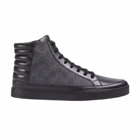 Gucci GG Supreme High 'Black Grey'