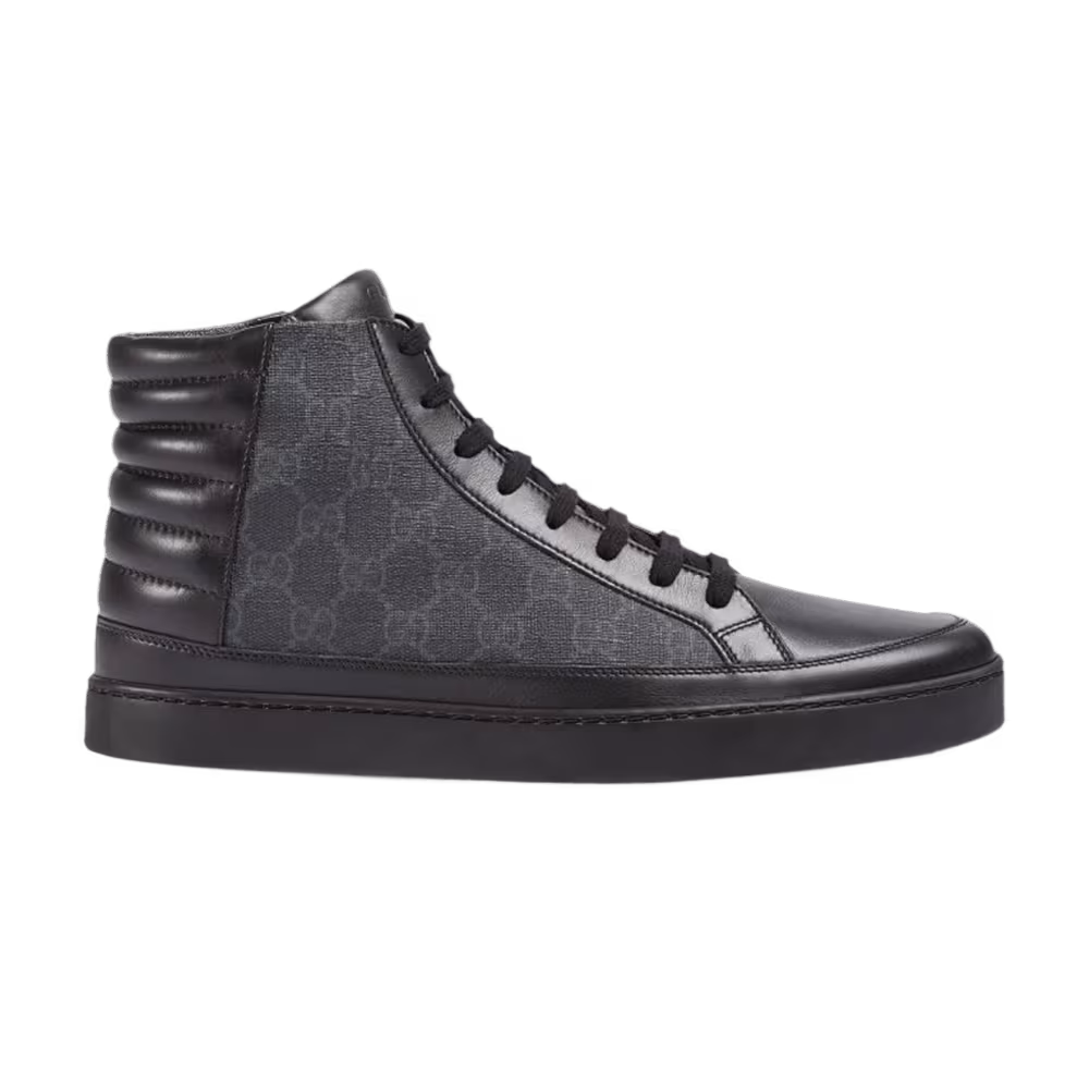 Gucci GG Supreme High Black Grey
