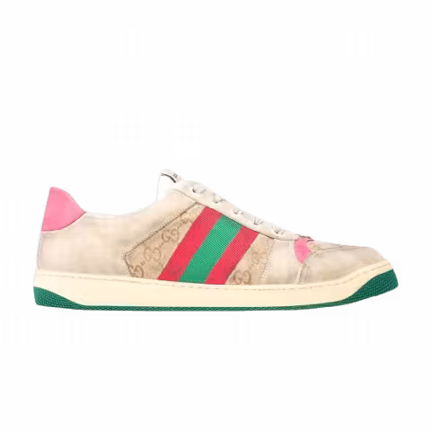 Gucci GG Screener Distressed 'GG Canvas - Pink'