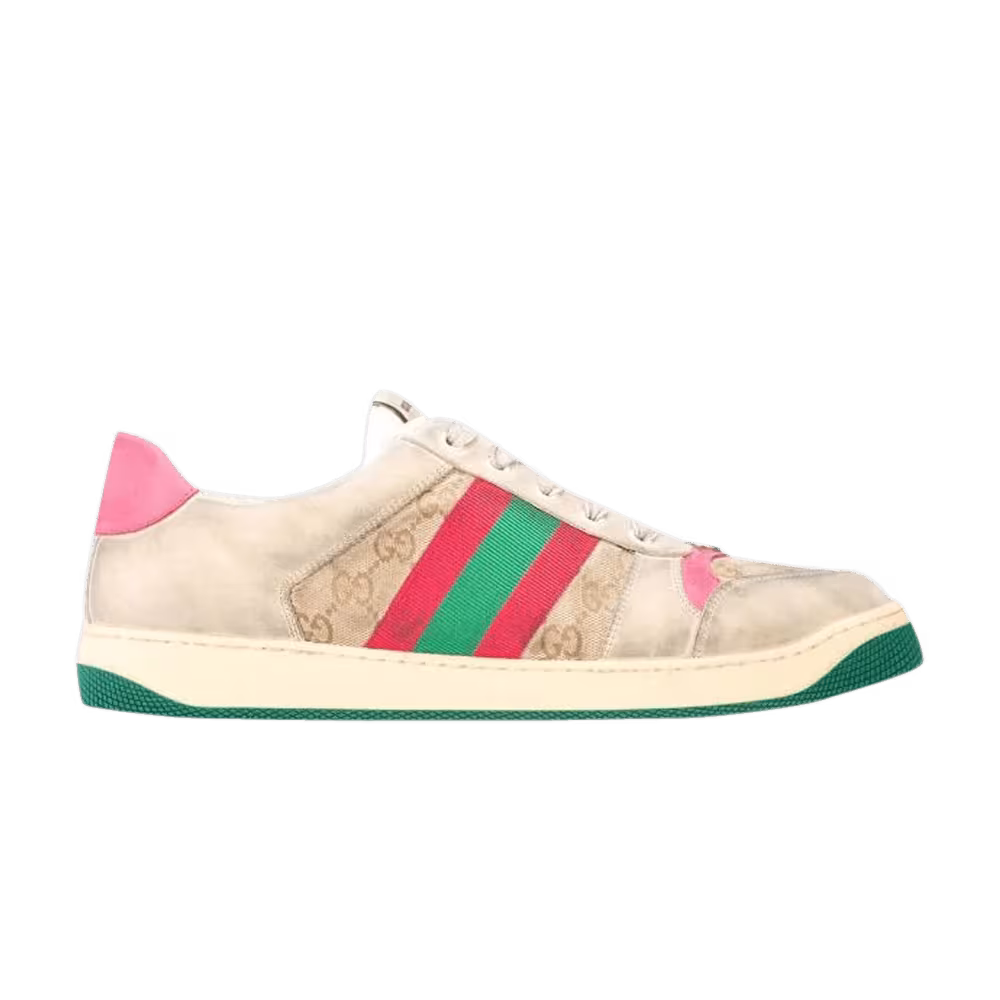 Gucci GG Screener Distressed GG Canvas - Pink