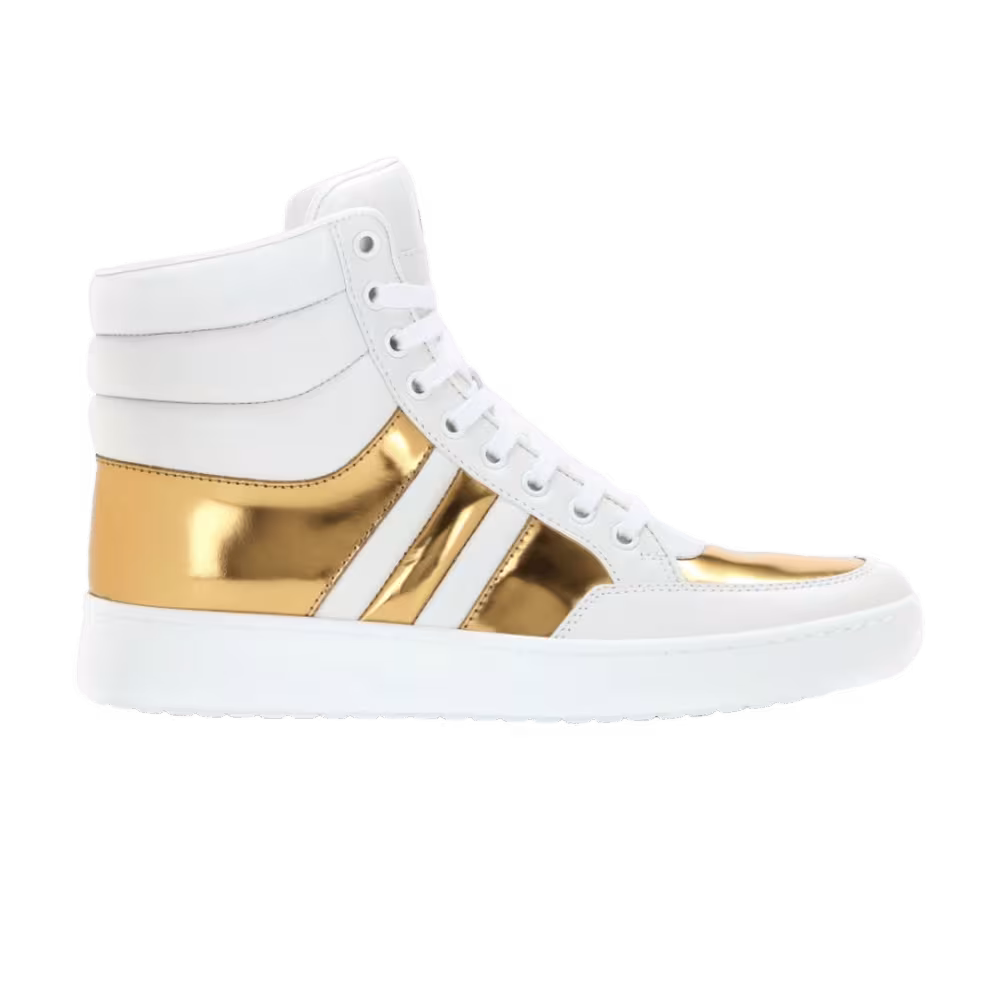 Gucci Signature Padded Leather High White Gold
