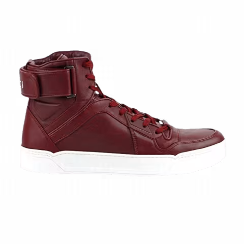Gucci High Logo Velcro Strap 'Strong Red'