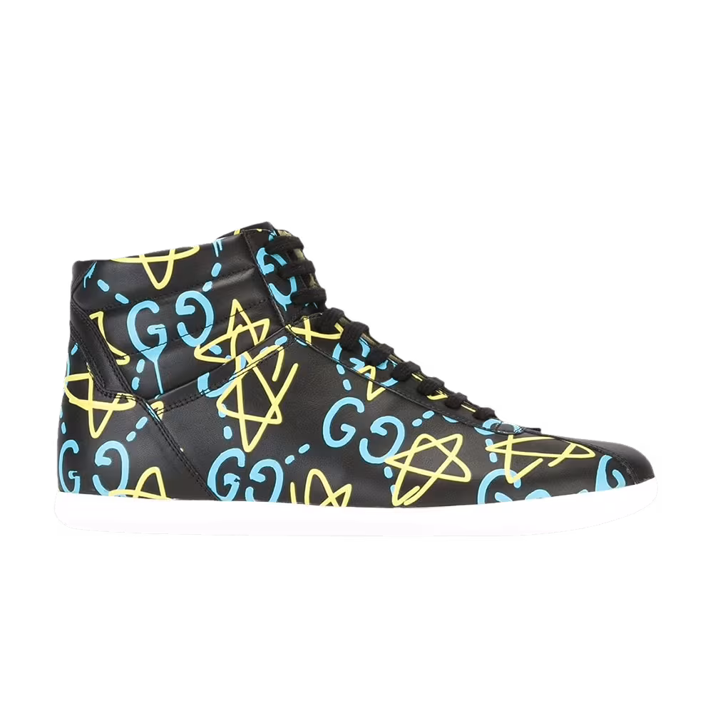 Gucci Ghost High Star Print Black