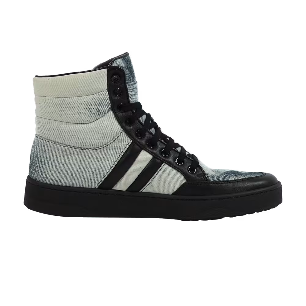 Gucci Nero Washed Denim High Top Light Blue