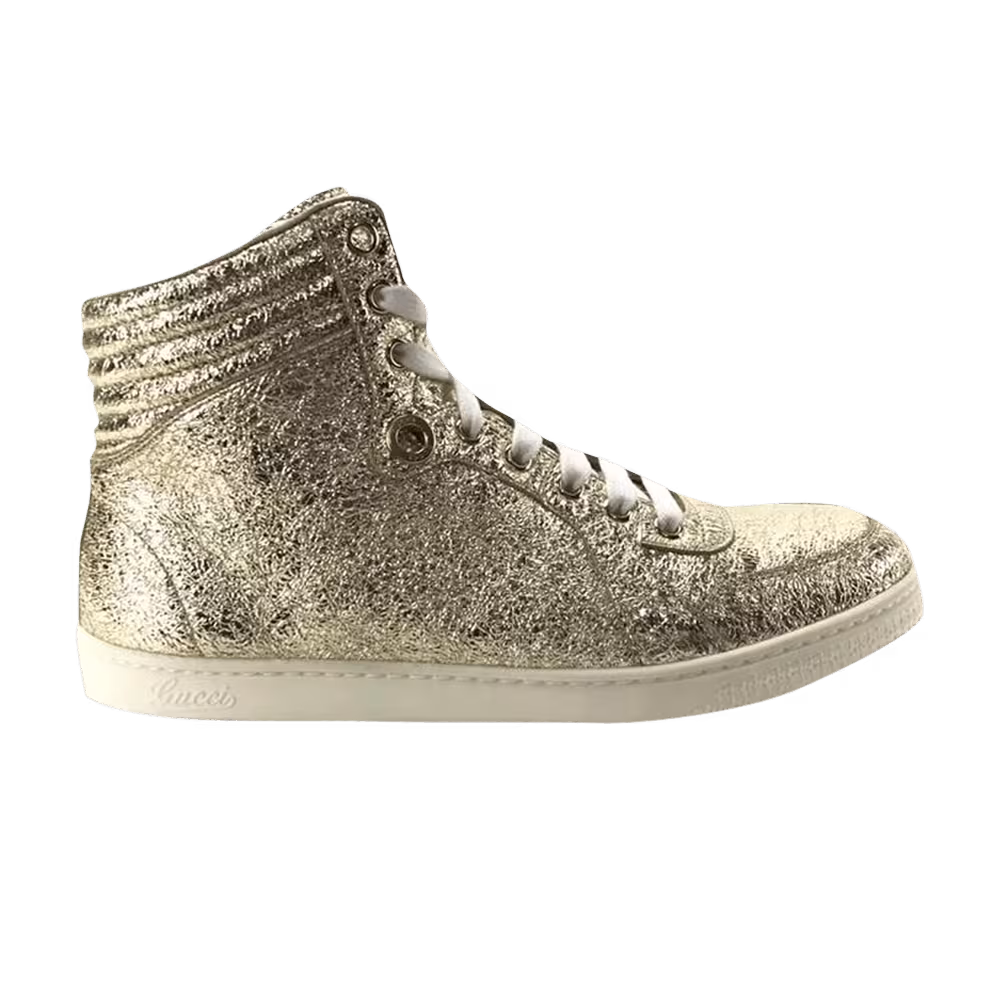 Gucci Women's Galassia High Metallic Gold