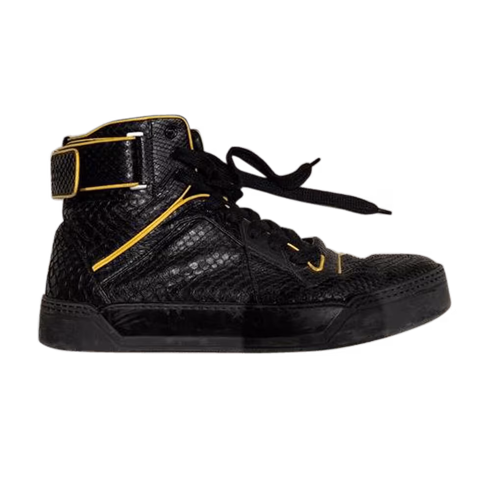 Gucci Guccissima High Leather Python