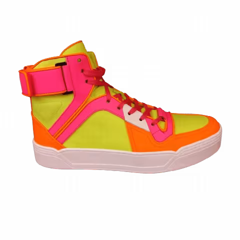 Gucci Wmns Signature High Top 'Fluo Matt'
