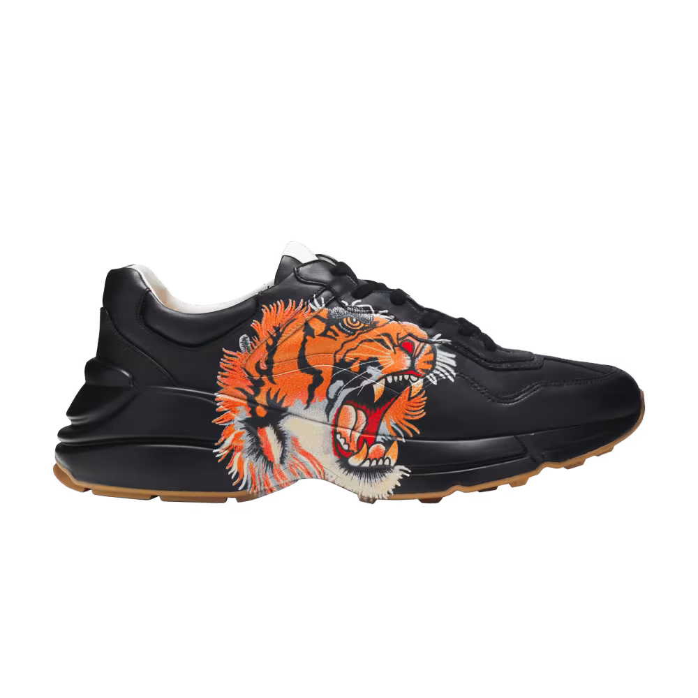 Gucci Rhyton Leather Tiger Print