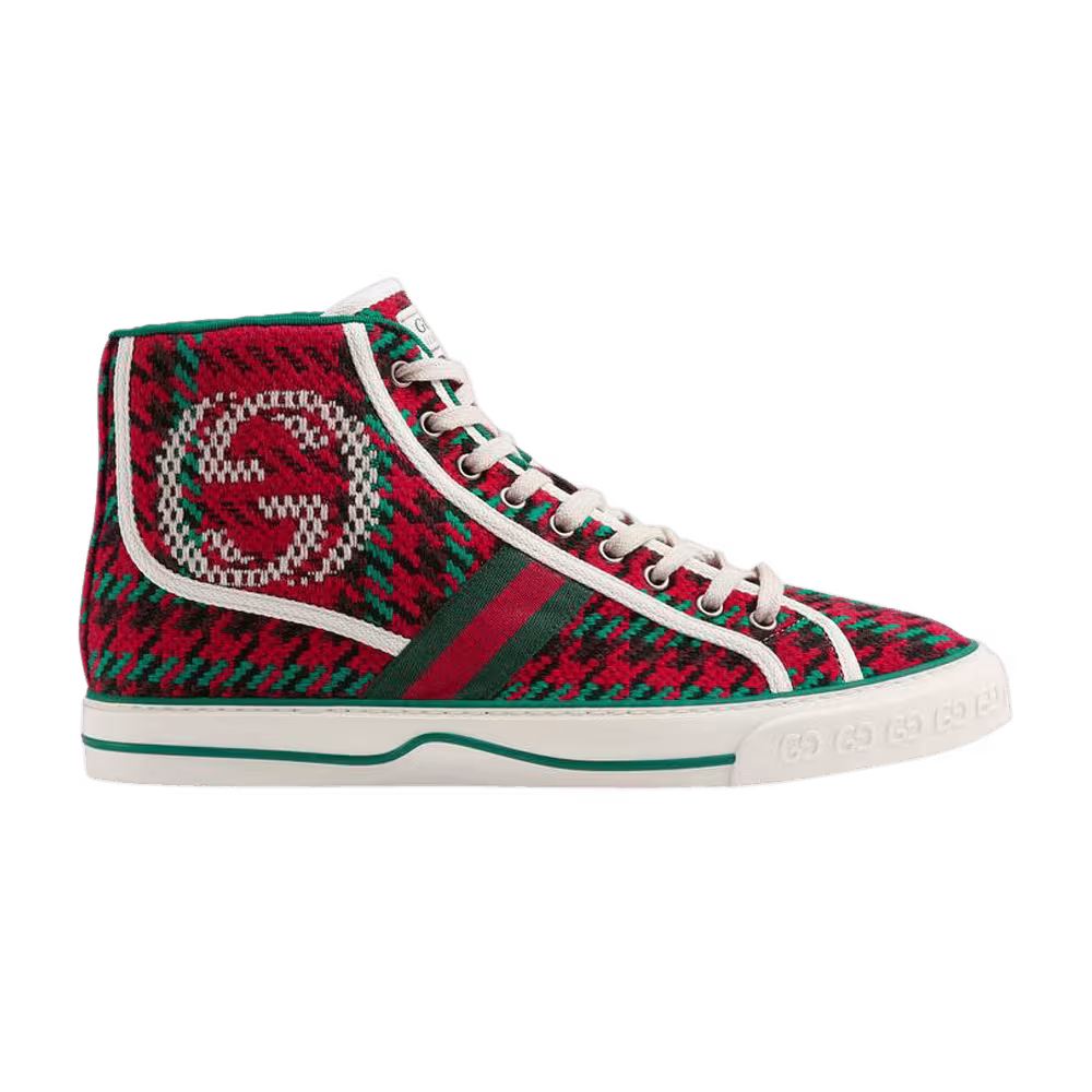 Gucci Tennis 1977 High Houndstooth Motif