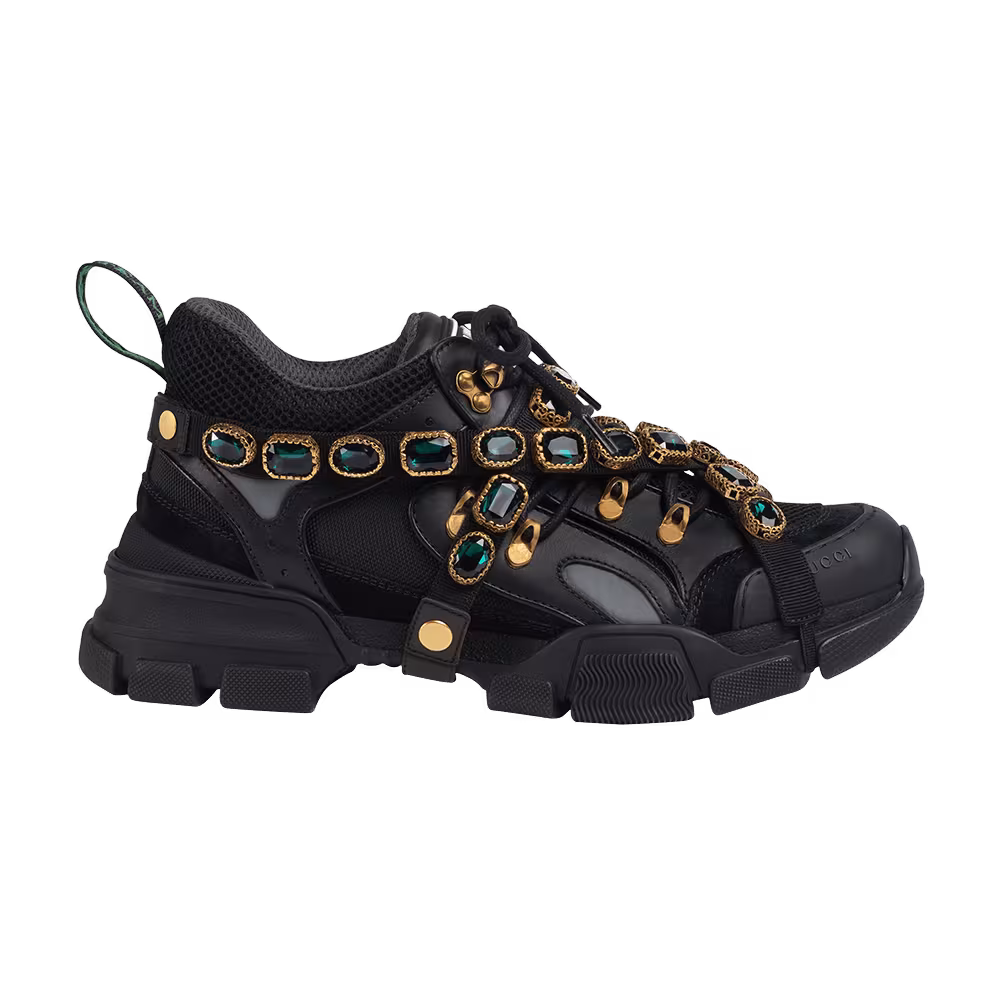 Gucci Flashtrek Crystals Black