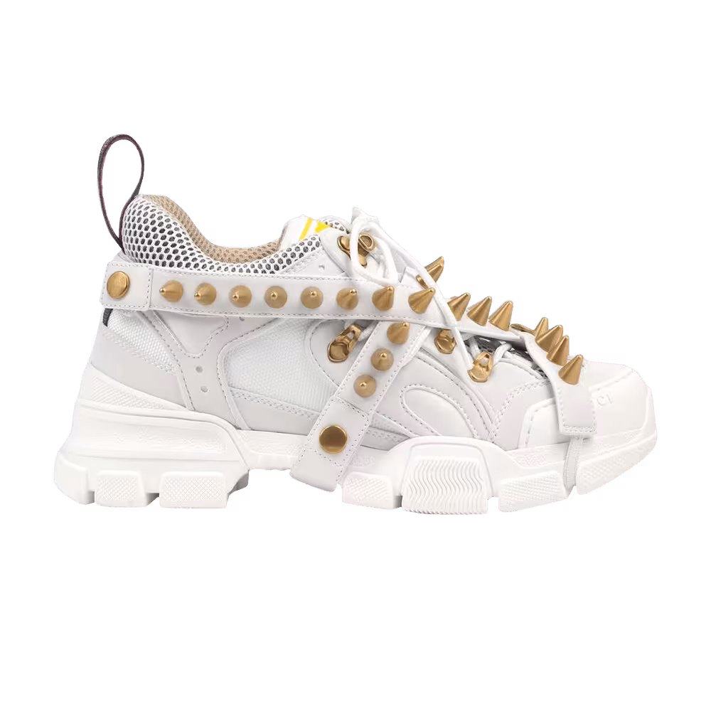 Gucci Women's Flashtrek Removable Spikes White