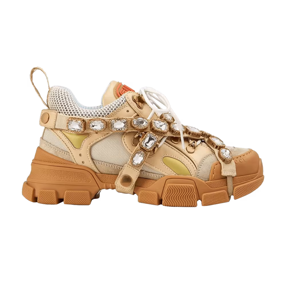 Gucci Women's Flashtrek Crystals Beige