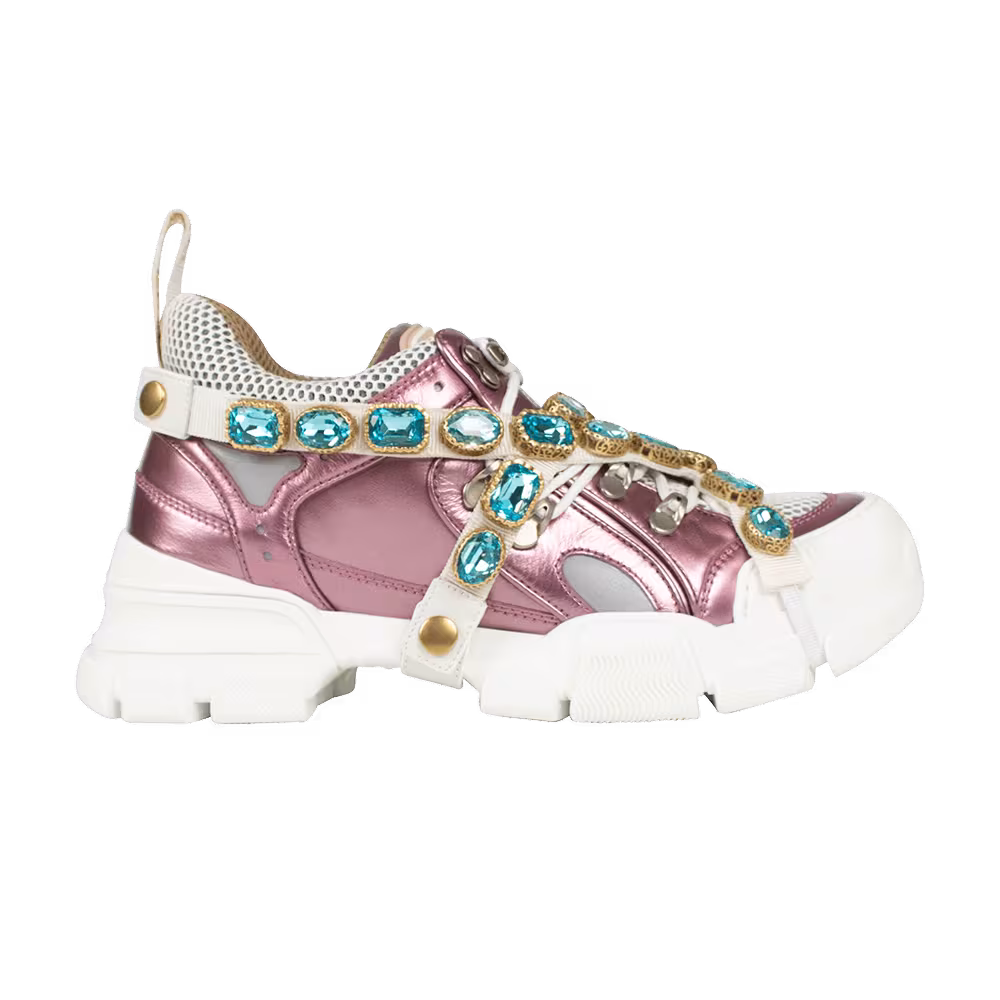 Gucci Flashtrek Pink Crystals