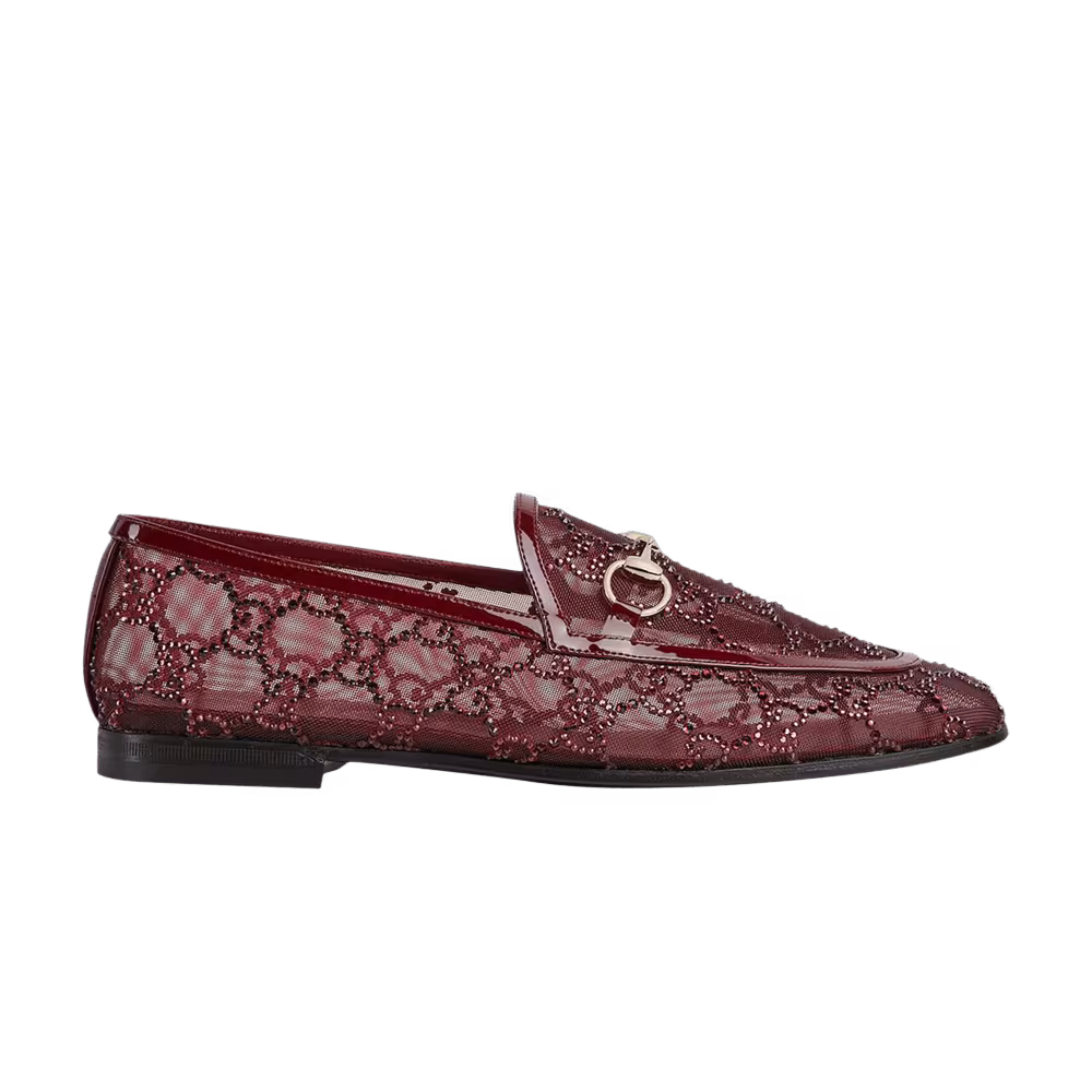Gucci Women's GG Jordaan Loafer Rosso Ancora Red